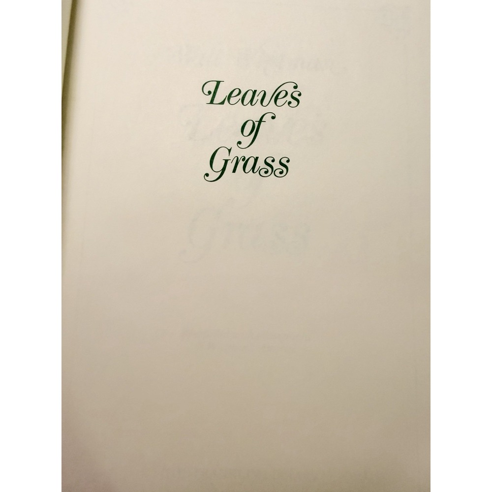 Leaves of Grass Walt Whitman Franklin Library 1979 Leather Collector Edition - Picture 3 of 6